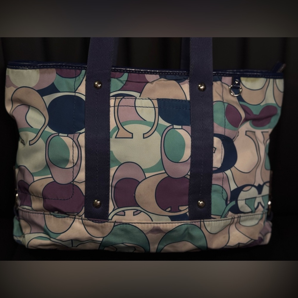 Coach Multicolor Pattern Shoulder Bag